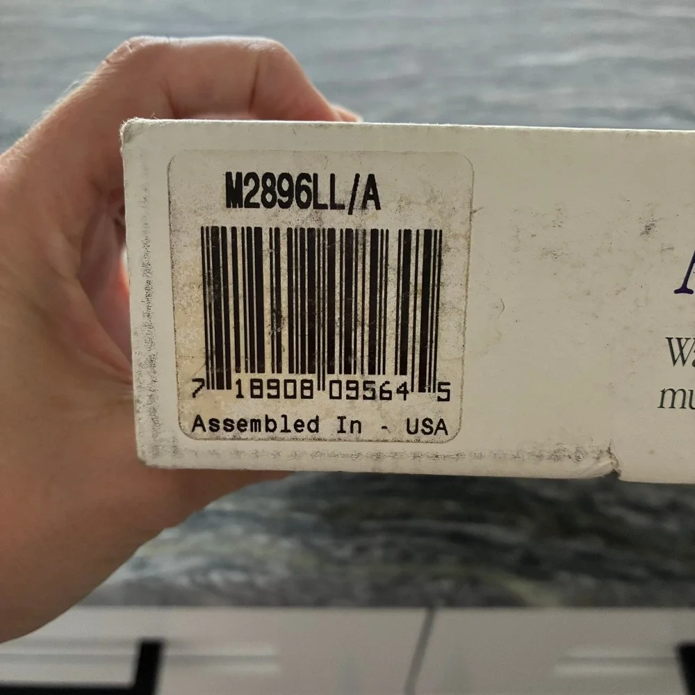 Vintage Apple TV Video System Original BOX ONLY M2896LL/A Macintosh Multimedia